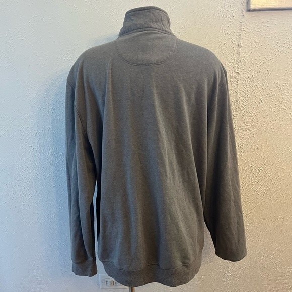 Van Heusen Flex Stretch Classic-Fit Quarter-Zip Fleece Lined Pullover Size XL - Picture 4 of 10